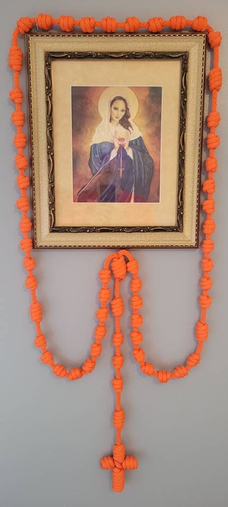 Giant Wall Rosary (Orange)