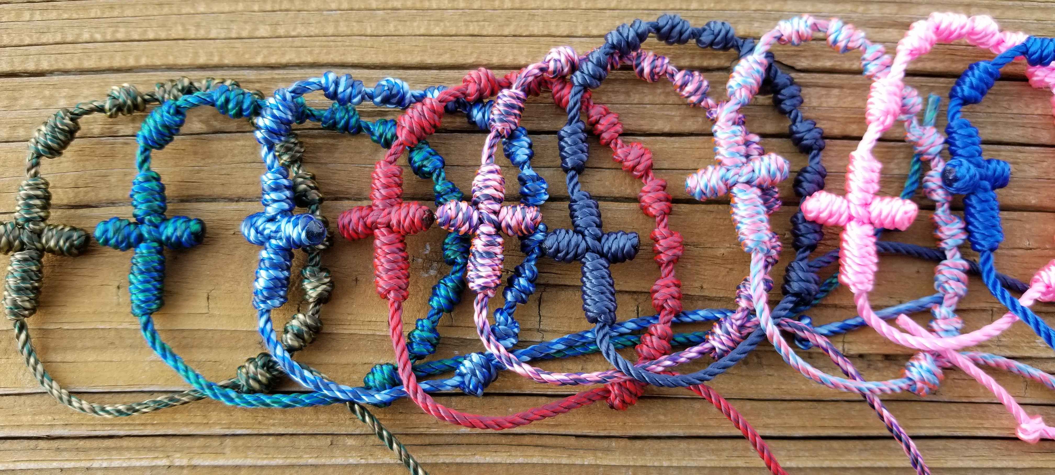 Cord Knot Single Decade Bracelet