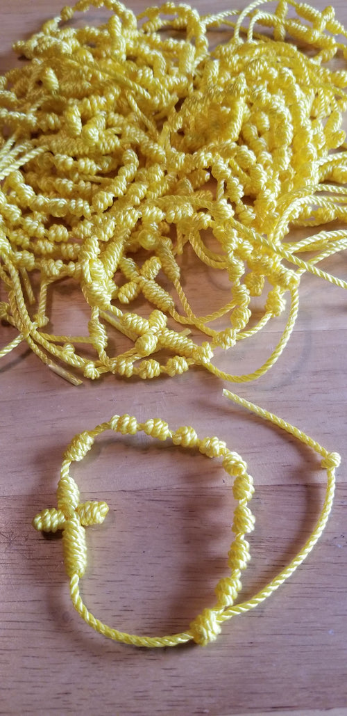 Cord-Knot Single Decade Bracelet