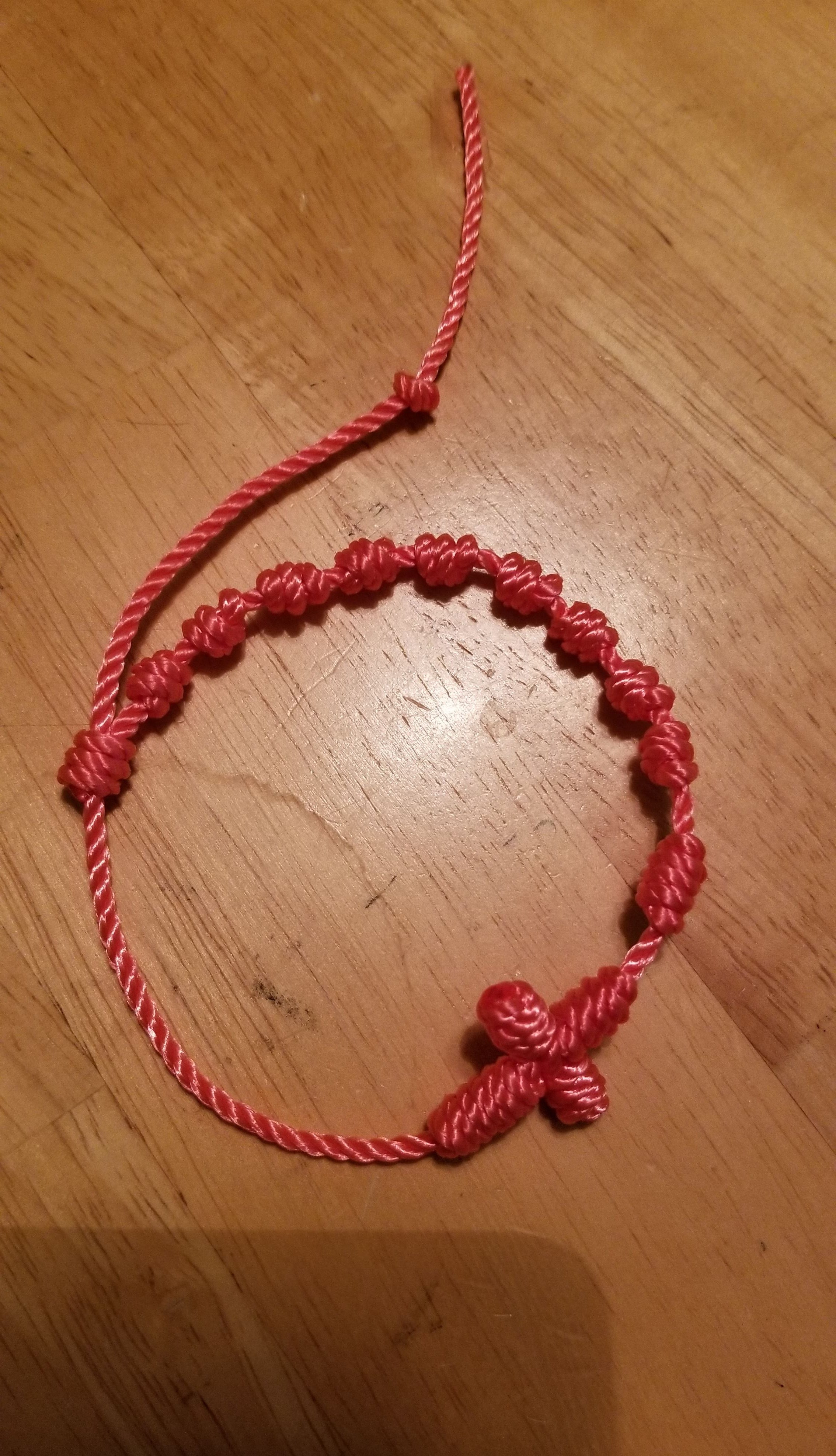 Cord-Knot Single Decade Bracelet