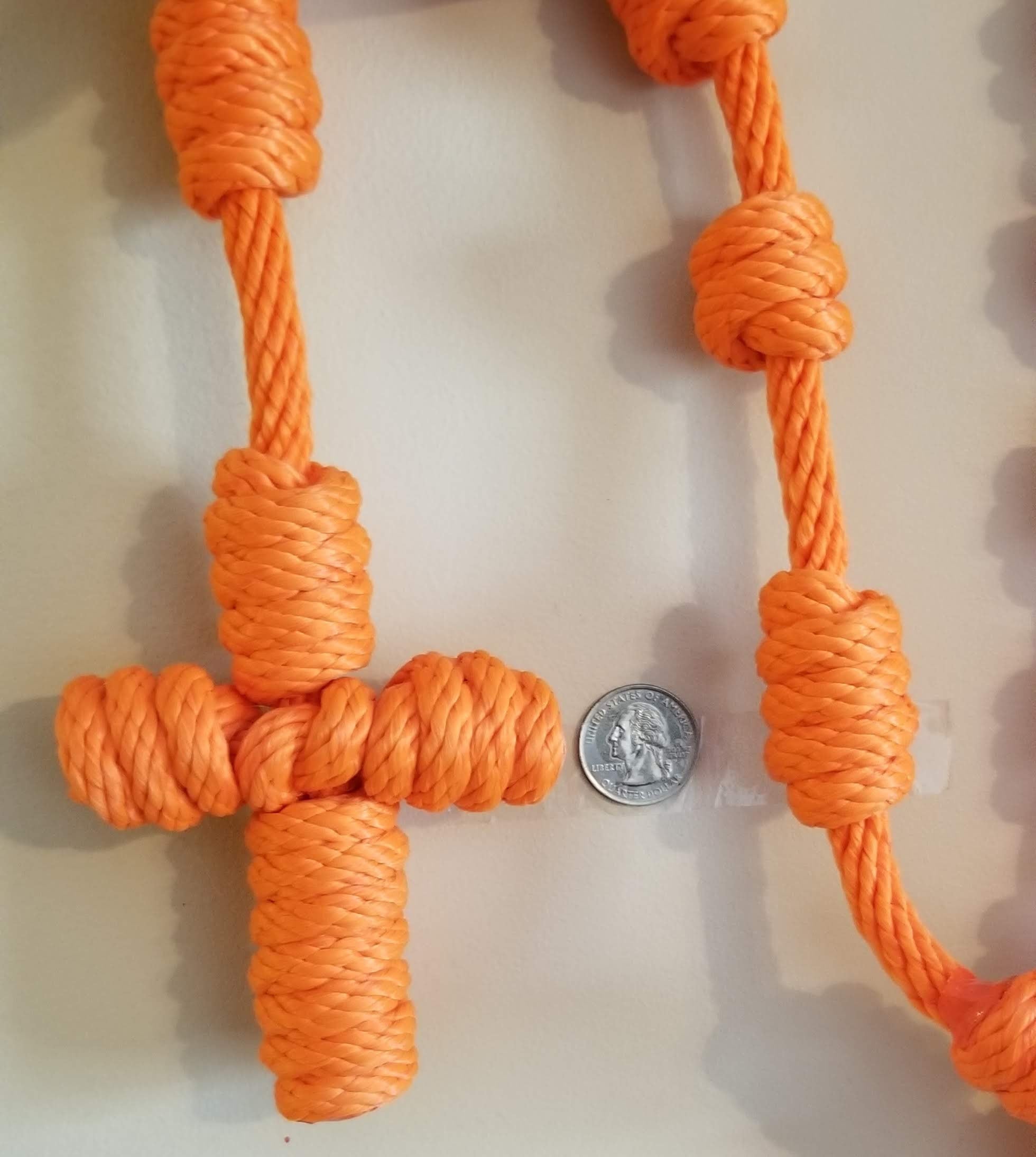 Giant Wall Rosary (Orange)