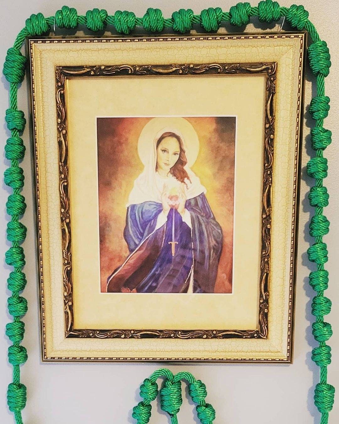 Giant Wall Rosary (Green)