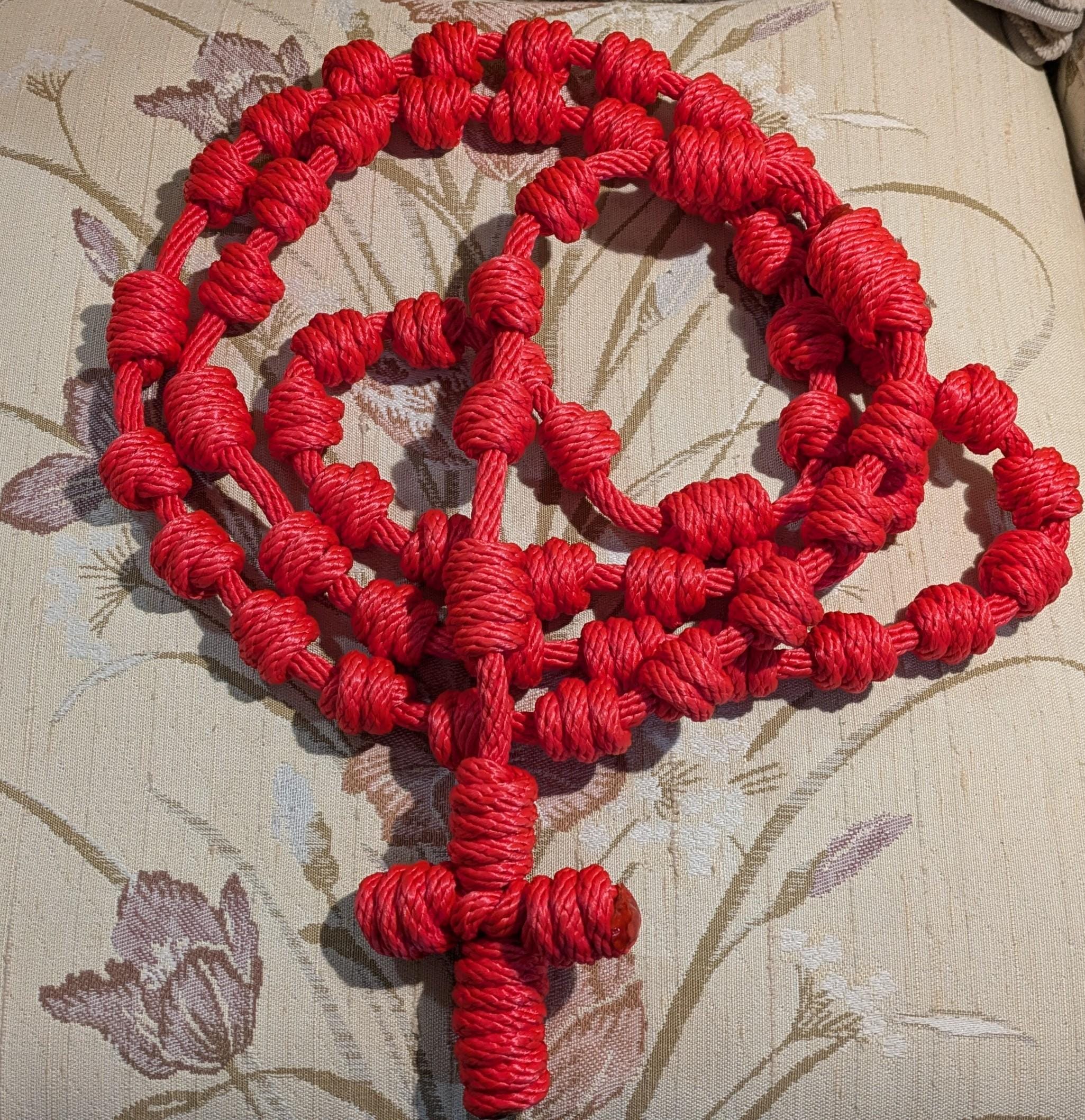 Giant Wall Rosary (Red)