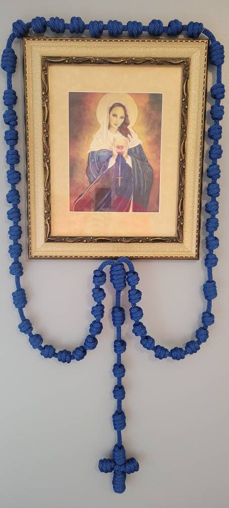 Giant Wall Rosary (Blue)
