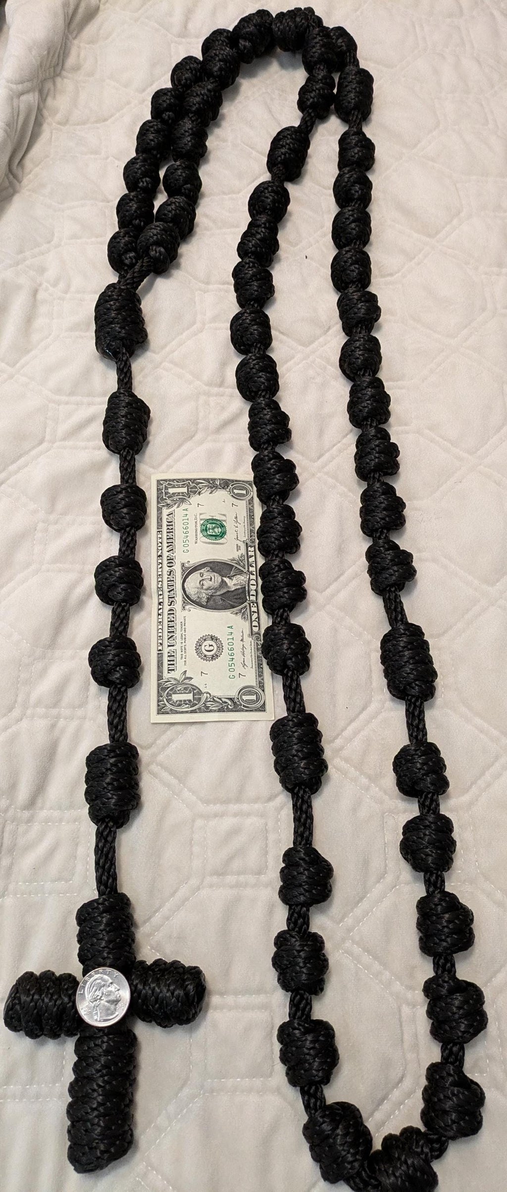 Giant Wall Rosary (Black)