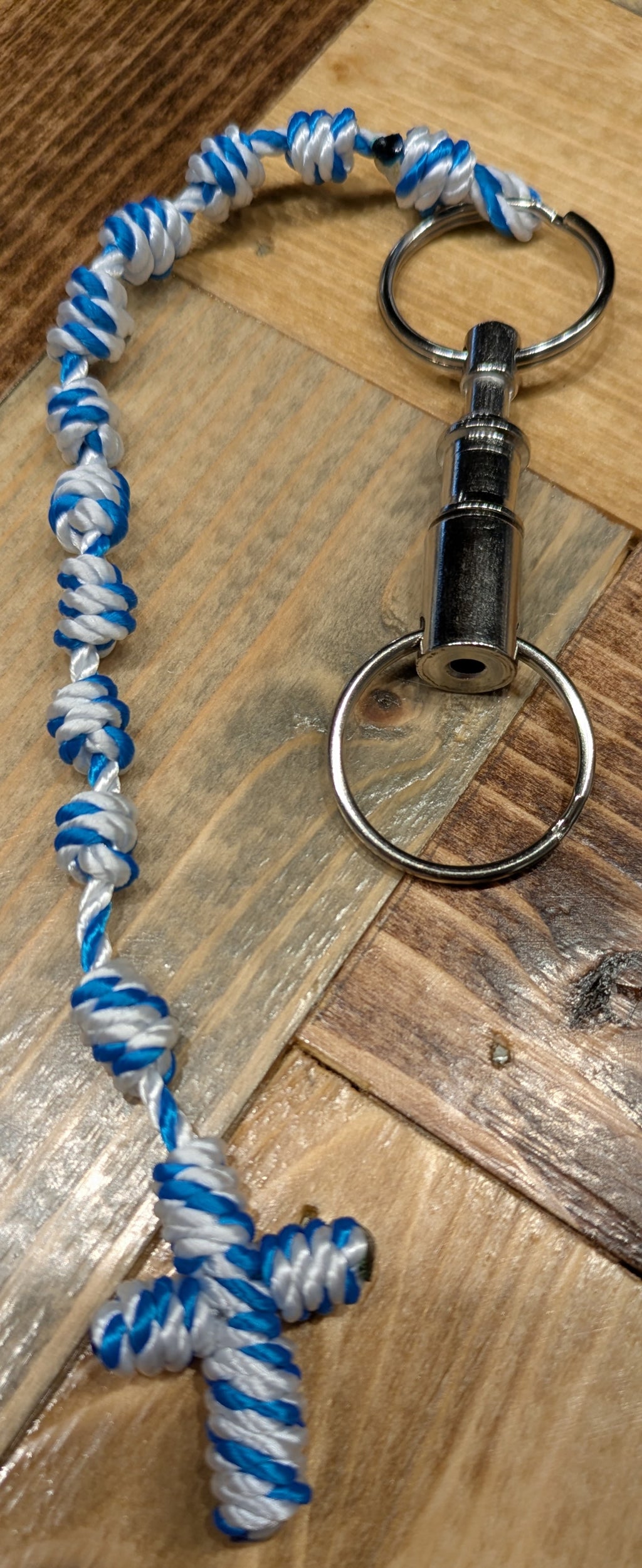 Cord-Knot Single Decade Pull-Apart Keychain
