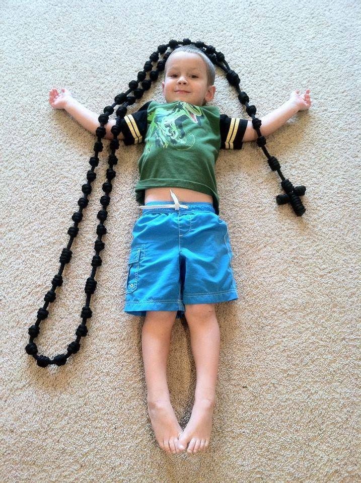 Giant Wall Rosary (Black)