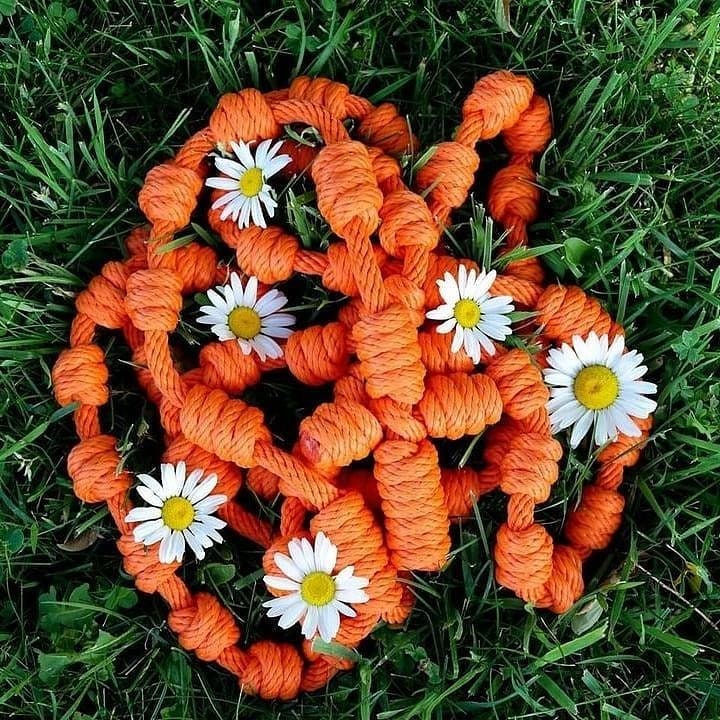 Giant Wall Rosary (Orange)