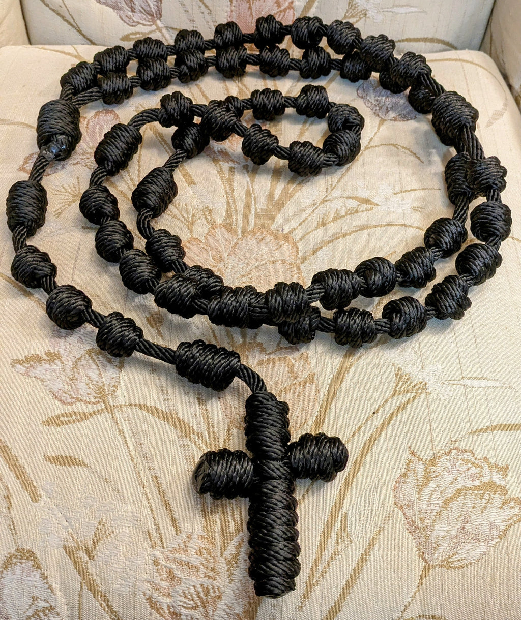 Giant Wall Rosary (Black)
